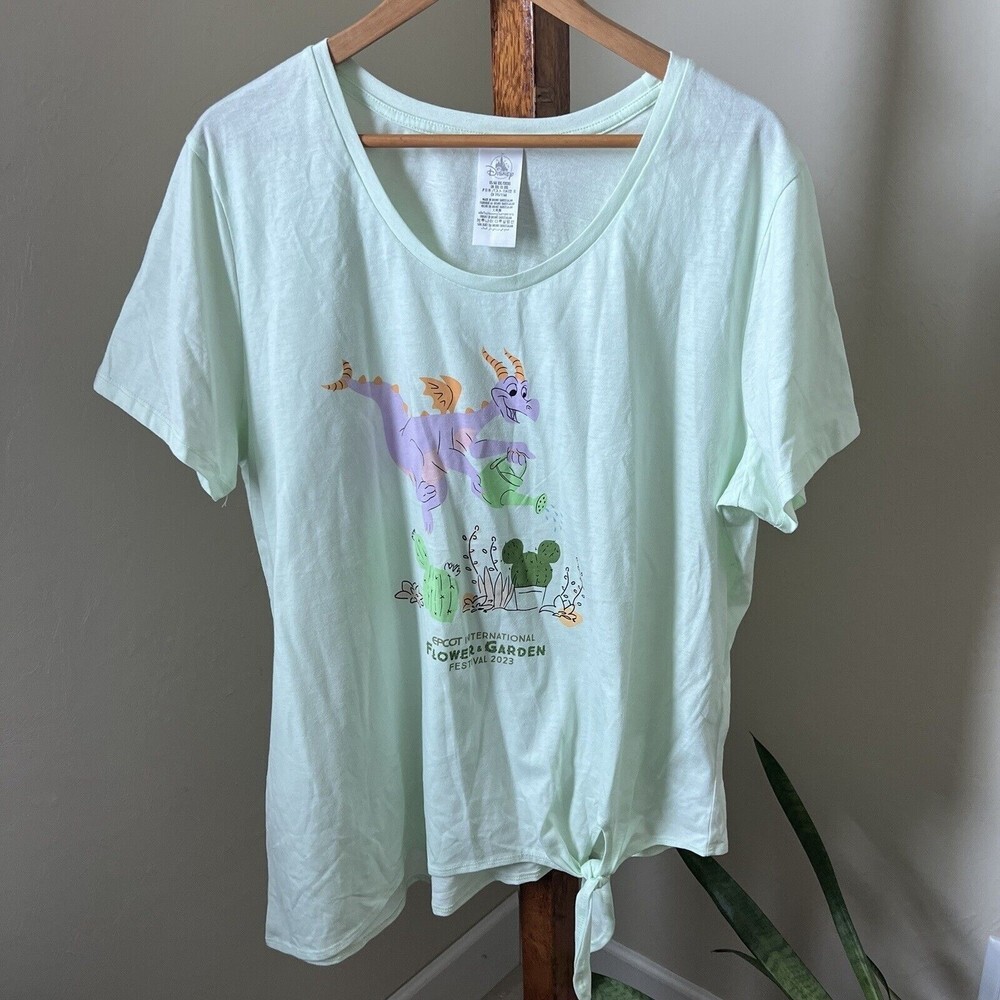 Disney Epcot Flower & Garden 2023 Figment Ladies Shirt XXL